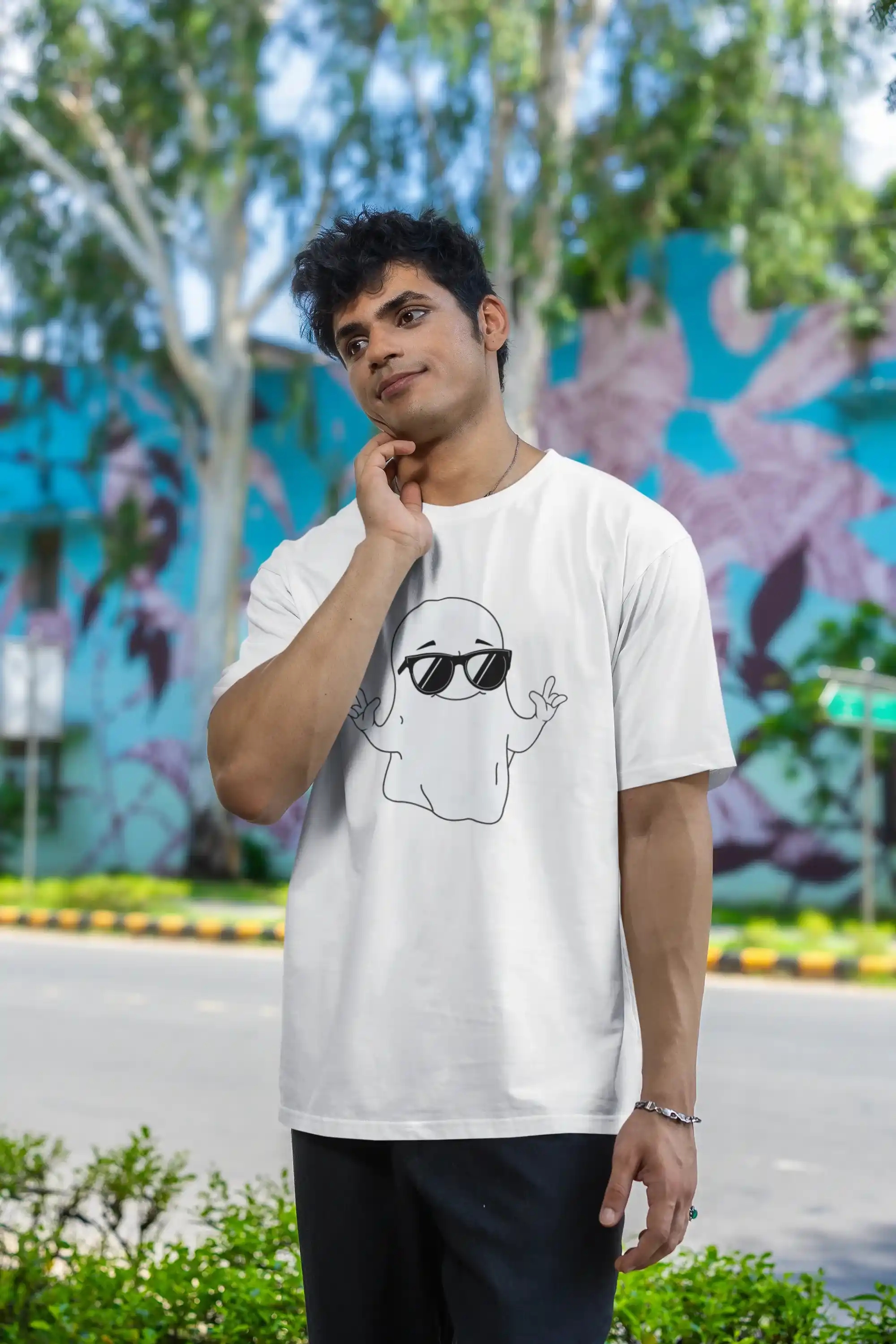 White Cool Boo T-Shirt