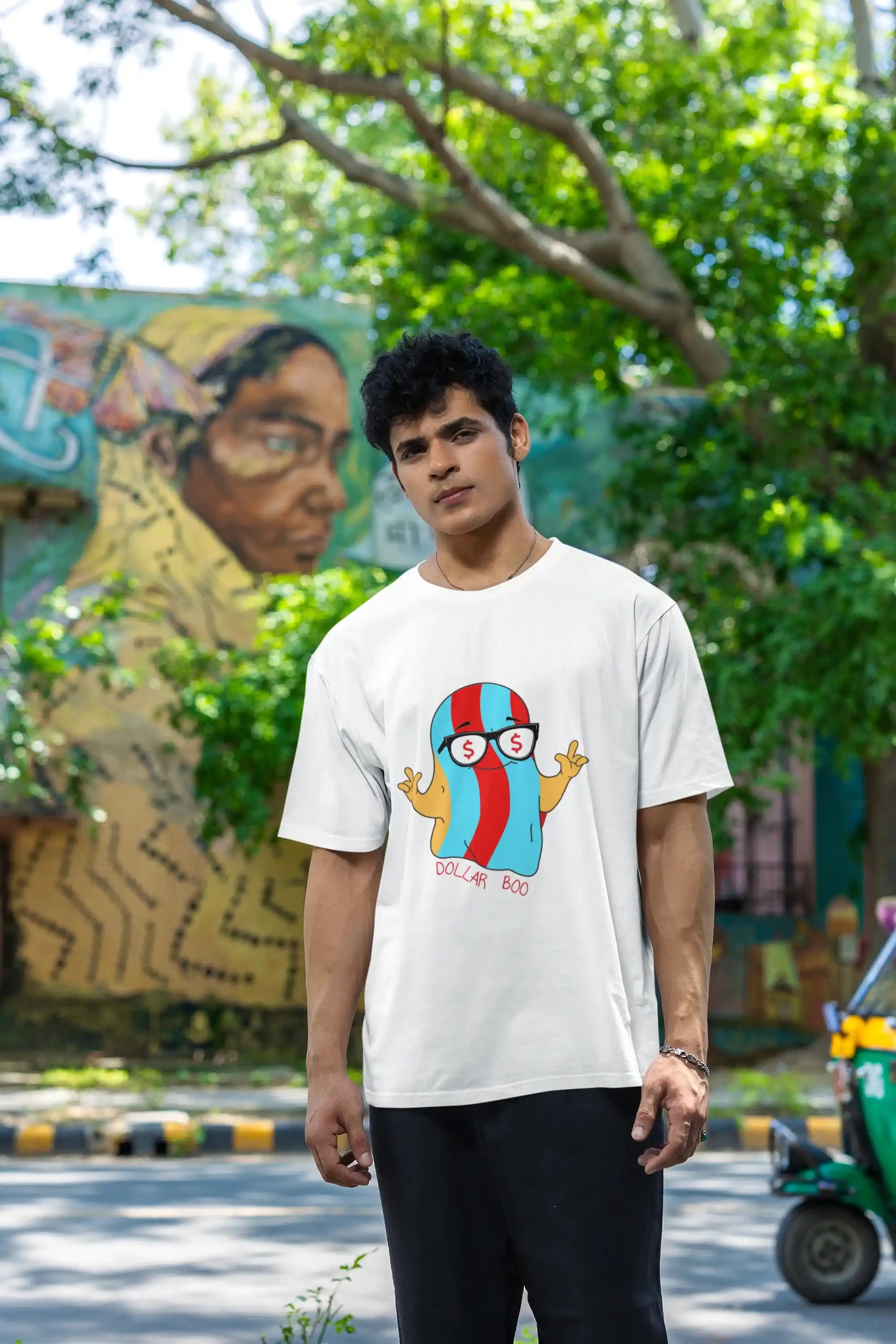 White Dollar Boo T-Shirt
