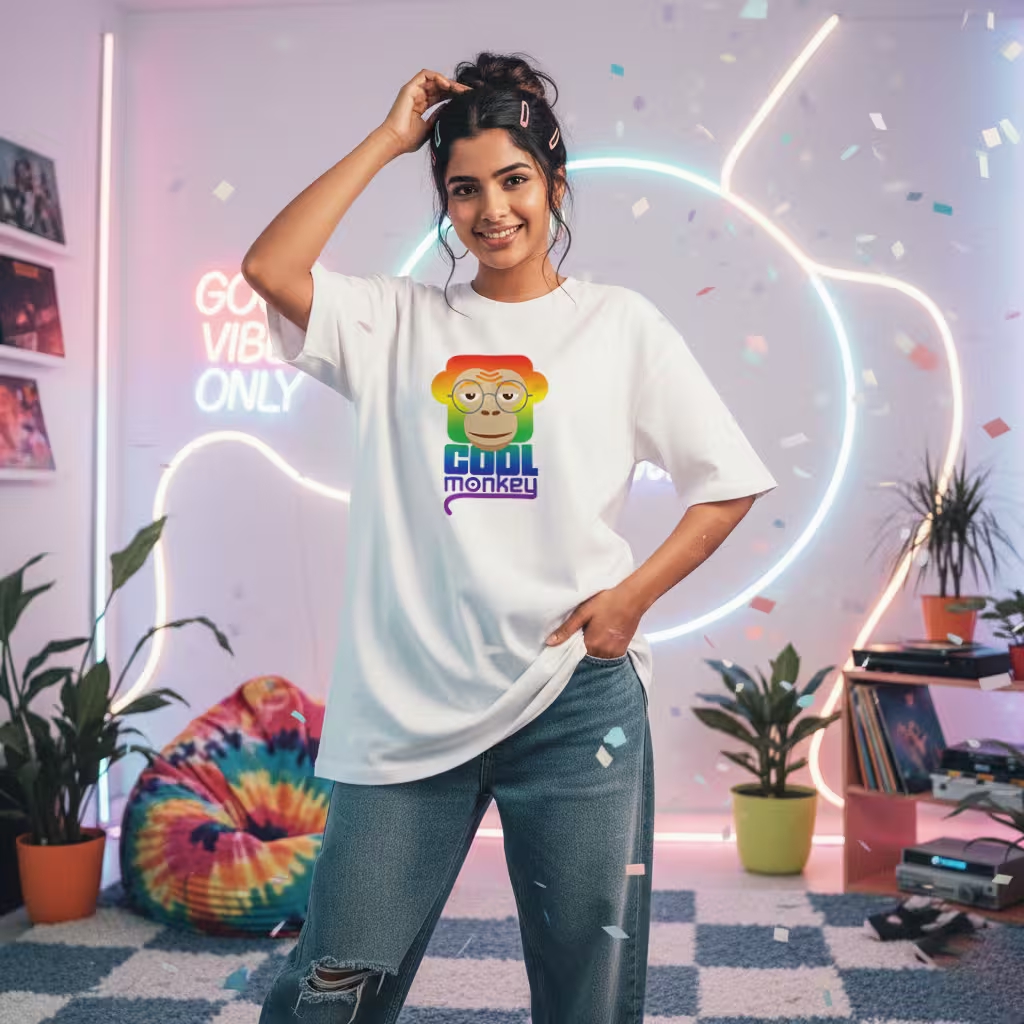 The "Banana Music" Vibe Tee | Oversized Graphic T-shirt