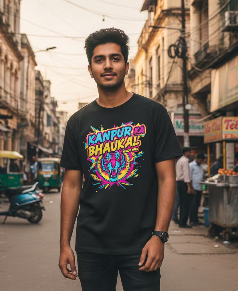The Kanpur Tiger Graphic Oversized Tee | Gen Z Streetwear Edition