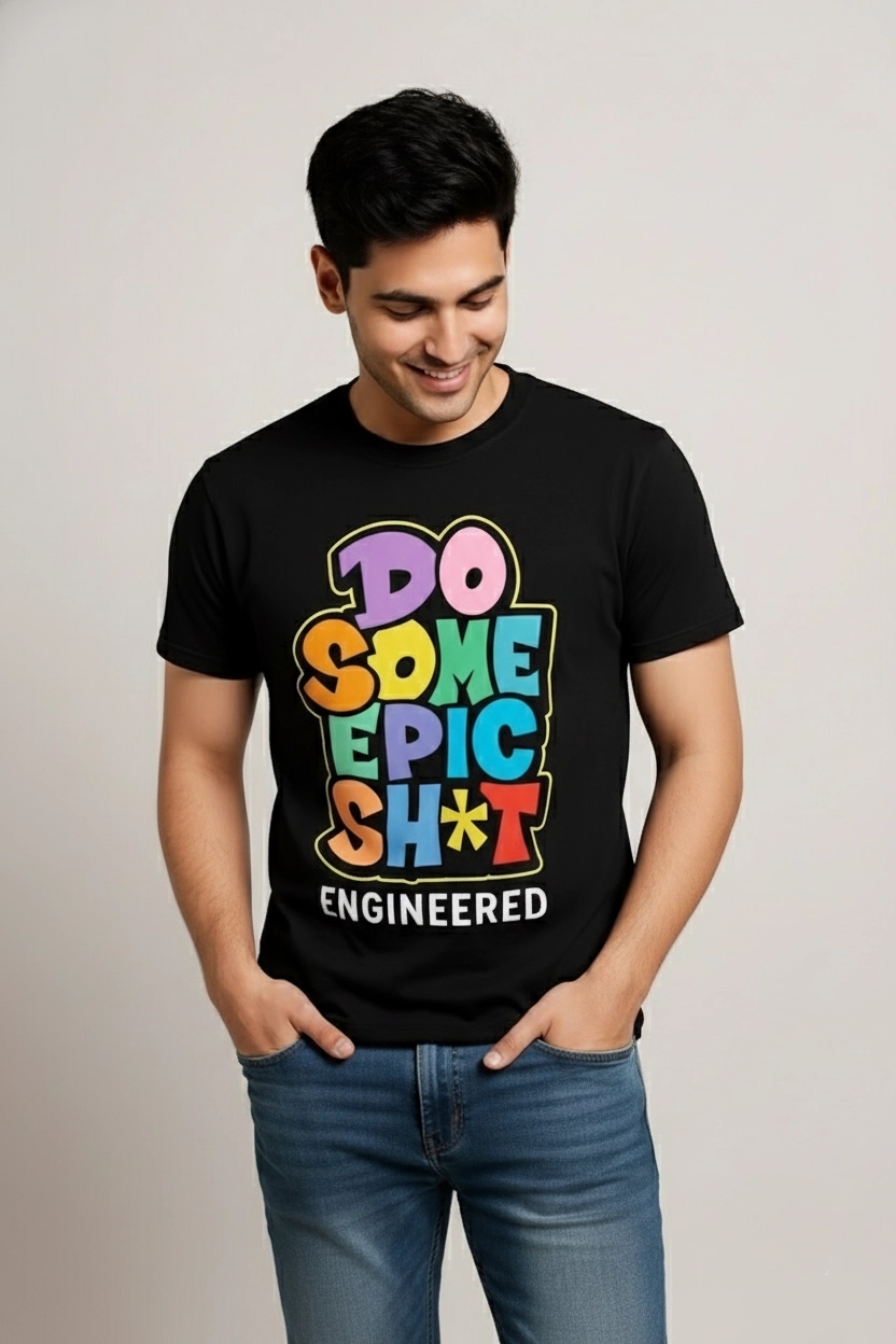 Do Some Epic Sh*t – Engineered Edition | Funky Motivational T-Shirt