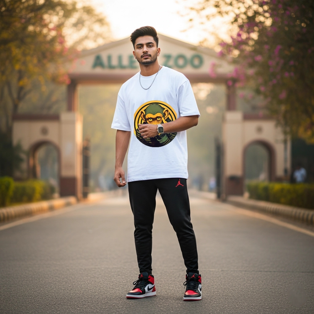 Cheeky Monkey Oversized T-shirt